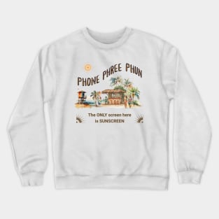 Phone Phree Phun Crewneck Sweatshirt